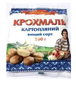 Крохмаль картопляний Впрок, вищий сорт, 300 г